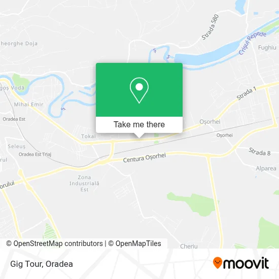 Gig Tour map