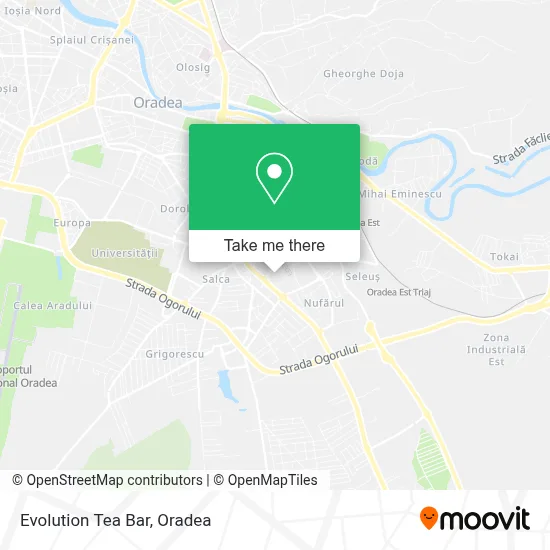 Evolution Tea Bar map