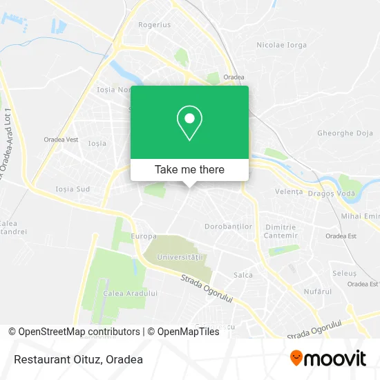 Restaurant Oituz map