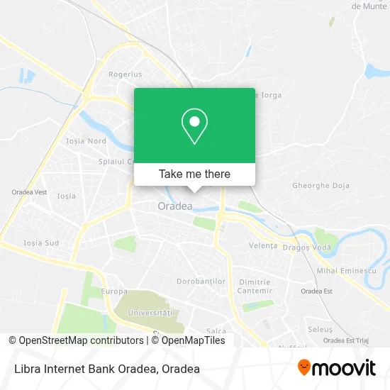 Libra Internet Bank Oradea map