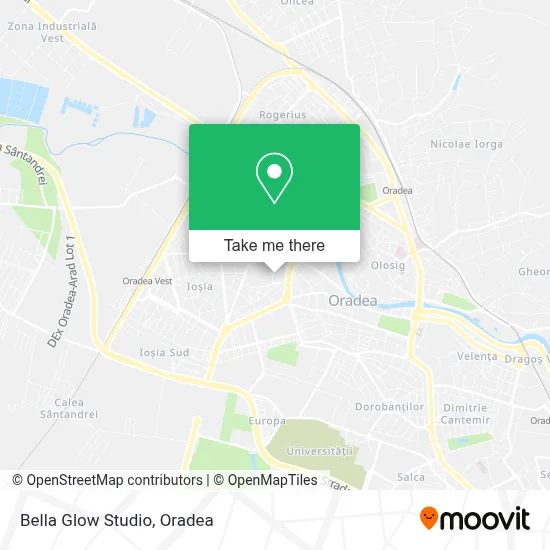 Bella Glow Studio map
