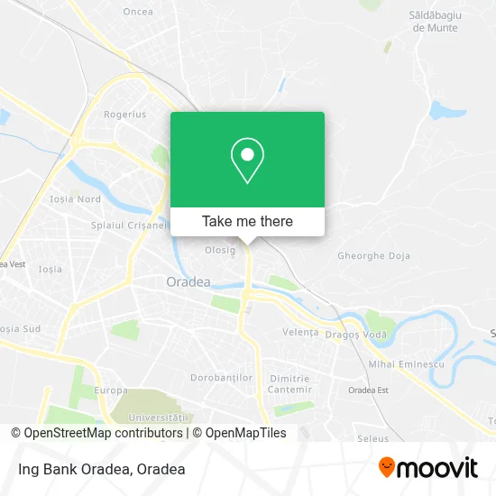 Ing Bank Oradea map