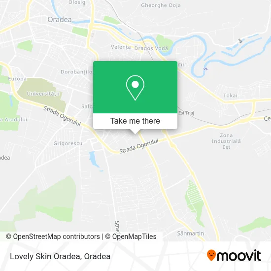 Lovely Skin Oradea map