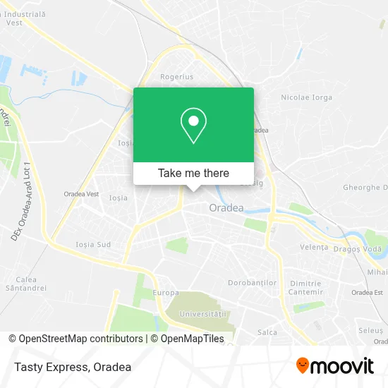 Tasty Express map