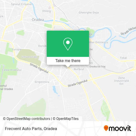 Frecvent Auto Parts map