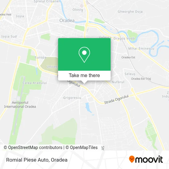 Romial Piese Auto map