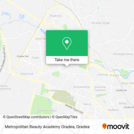 Metropolitan Beauty Academy Oradea map