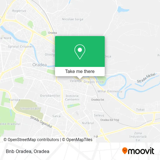 Bnb Oradea map