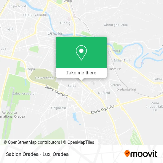 Sabion Oradea - Lux map