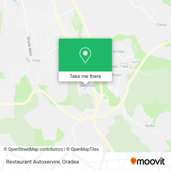 Restaurant Autoservire map