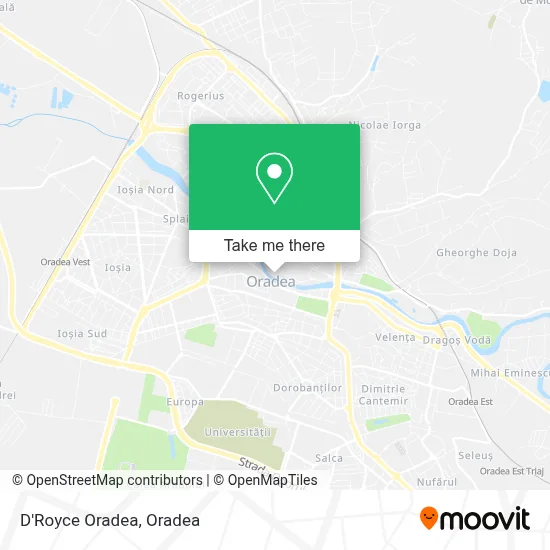 D'Royce Oradea map