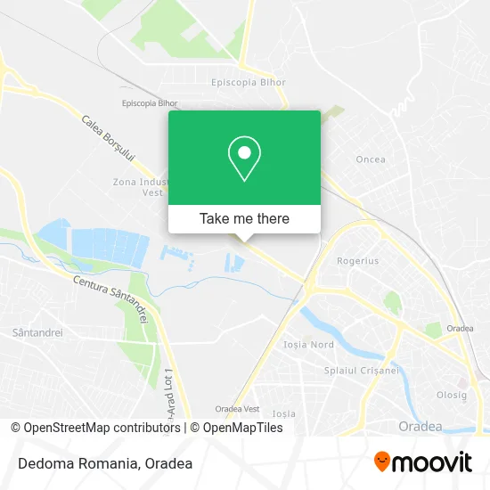 Dedoma Romania map