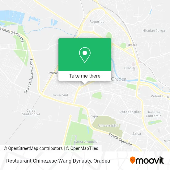 Restaurant Chinezesc Wang Dynasty map