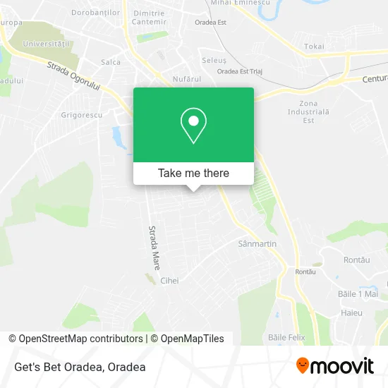 Get's Bet Oradea map