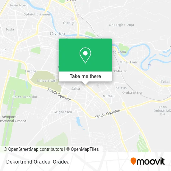 Dekortrend Oradea map