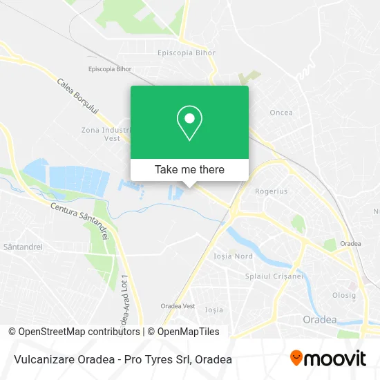 Vulcanizare Oradea - Pro Tyres Srl map