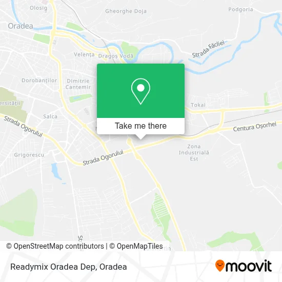 Readymix Oradea Dep map
