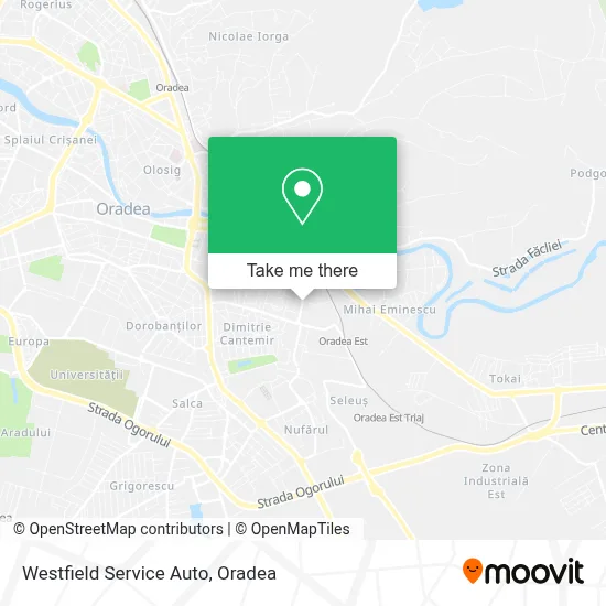 Westfield Service Auto map