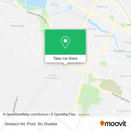 Sindaco Int. Prod. Srl map