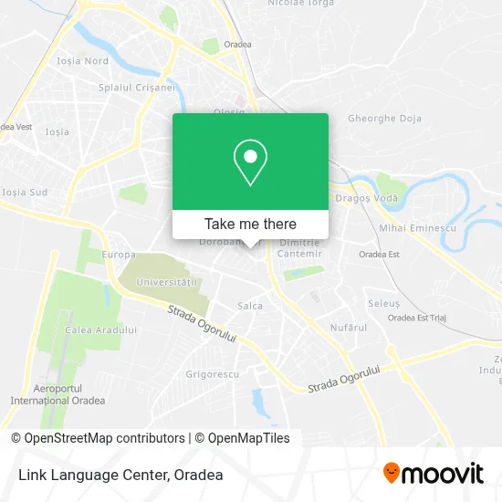 Link Language Center map