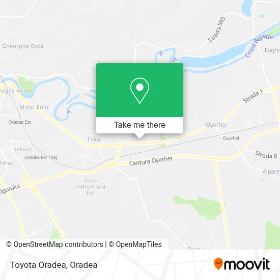 Toyota Oradea map