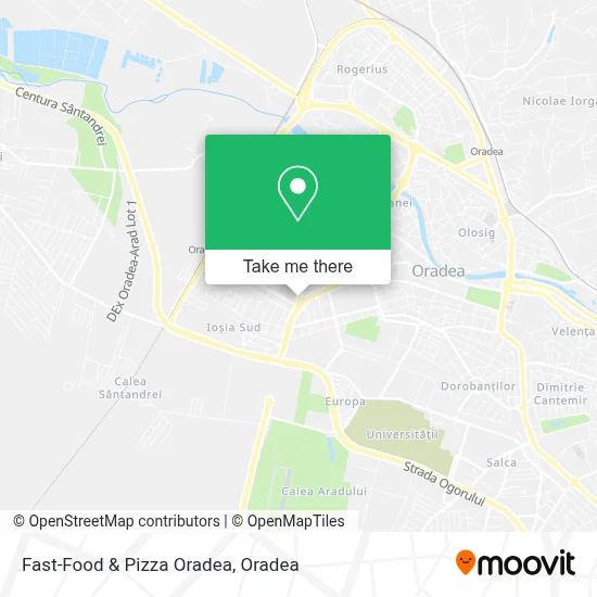 Fast-Food & Pizza Oradea map