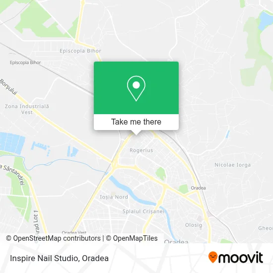 Inspire Nail Studio map