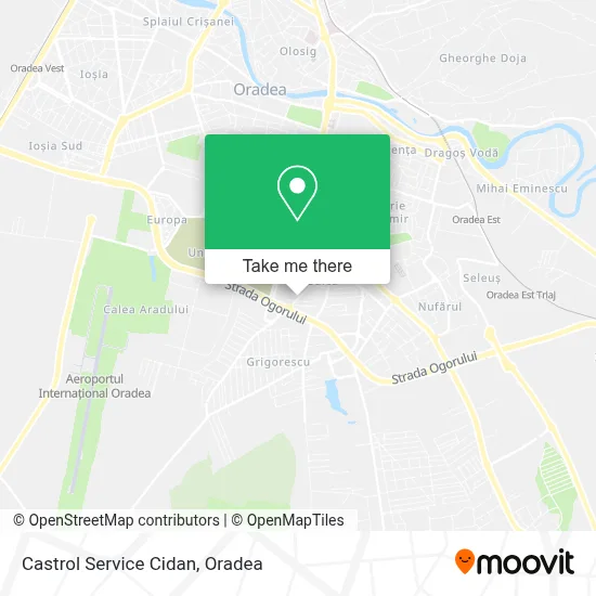 Castrol Service Cidan map
