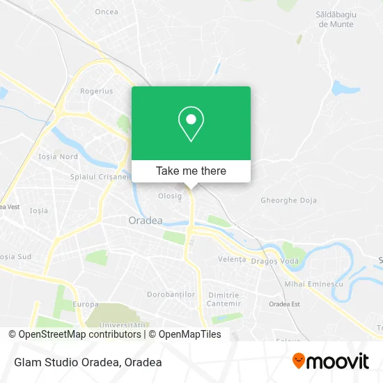 Glam Studio Oradea map