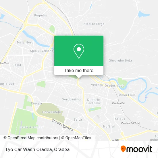 Lyo Car Wash Oradea map