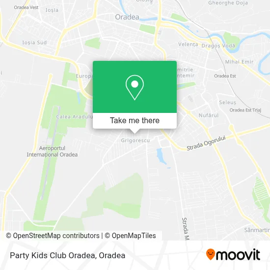 Party Kids Club Oradea map