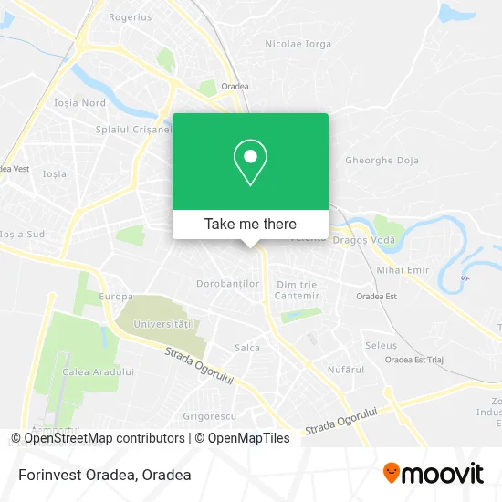 Forinvest Oradea map