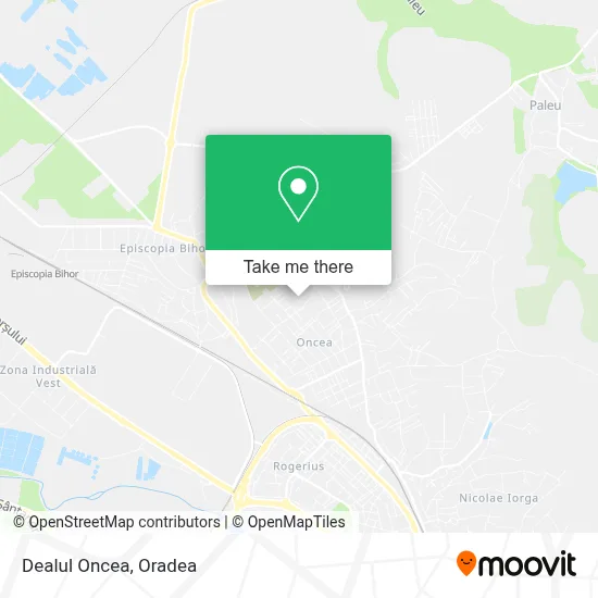 Dealul Oncea map