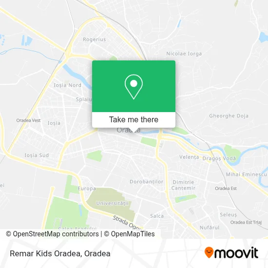 Remar Kids Oradea map