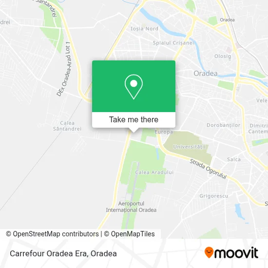 Carrefour Oradea Era map