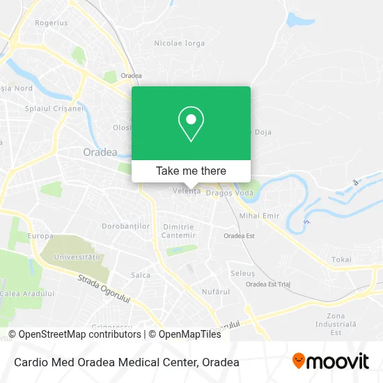 Cardio Med Oradea Medical Center map