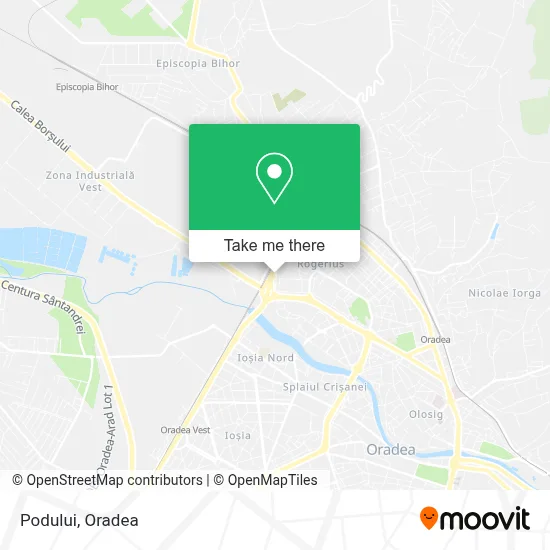 Podului map