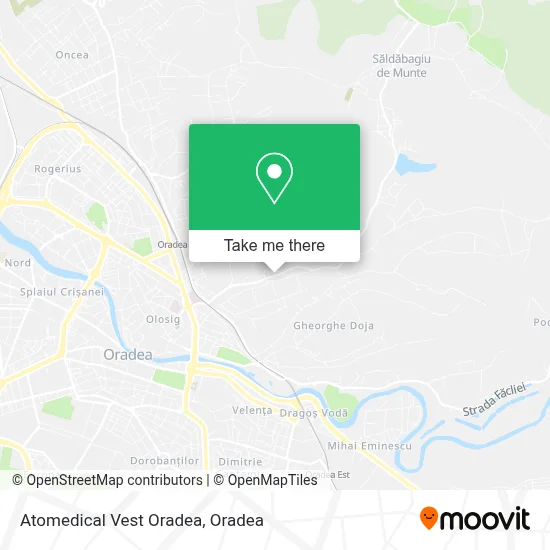 Atomedical Vest Oradea map