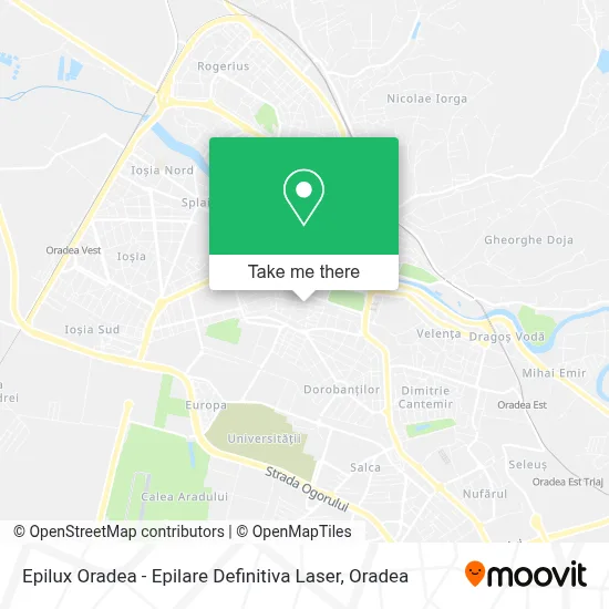 Epilux Oradea - Epilare Definitiva Laser map