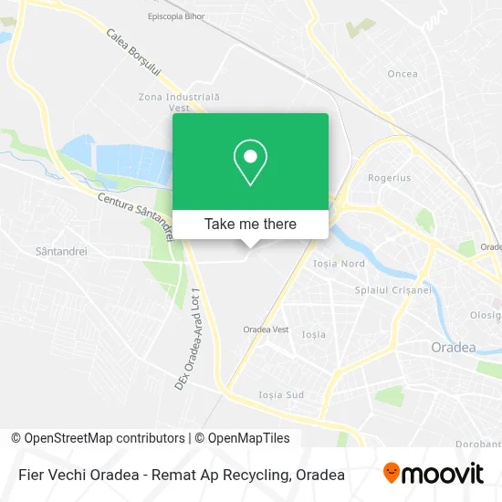 Fier Vechi Oradea - Remat Ap Recycling map