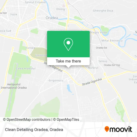 Clean Detailing Oradea map