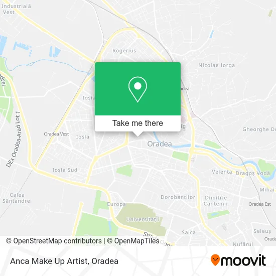 Anca Make Up Artist map