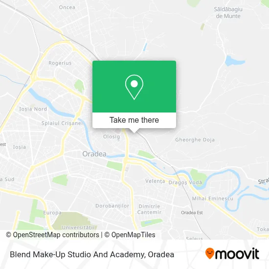Blend Make-Up Studio And Academy map