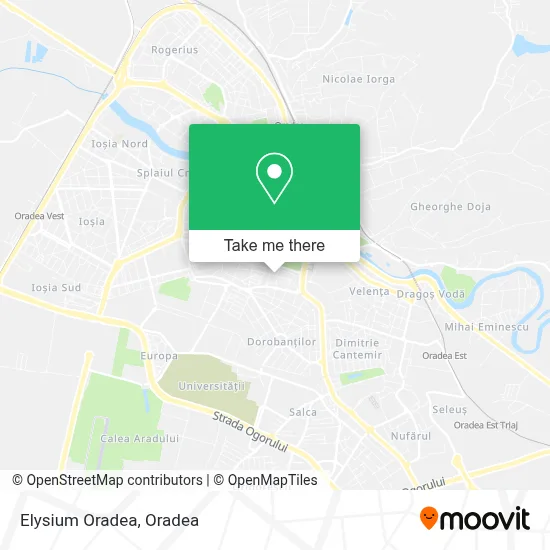 Elysium Oradea map