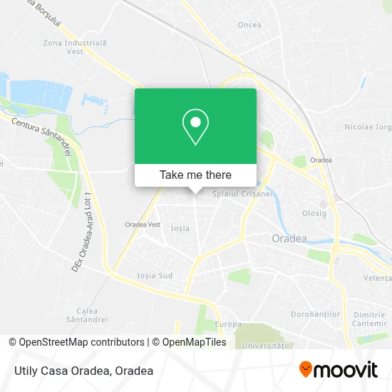 Utily Casa Oradea map