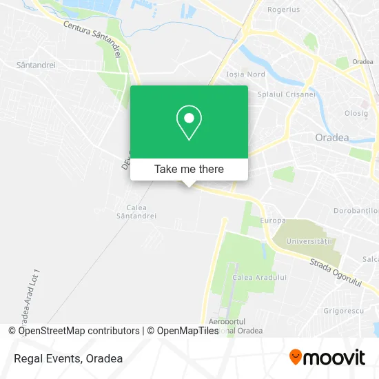 Regal Events map