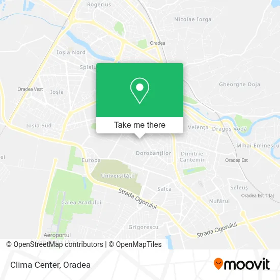 Clima Center map