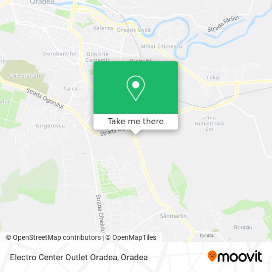 Electro Center Outlet Oradea map