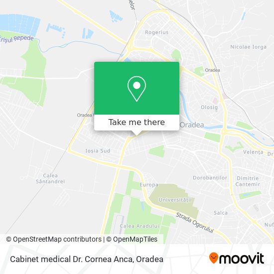 Cabinet medical Dr. Cornea Anca map