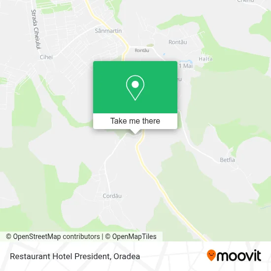 Restaurant Hotel President map